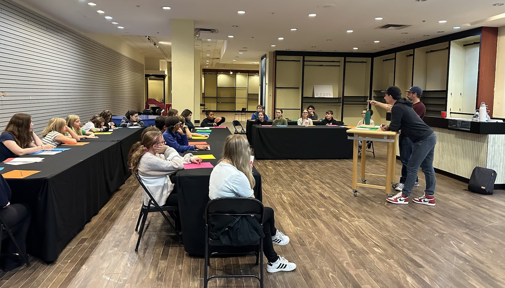 Students in the Youth Entrepreneurship Program classroom