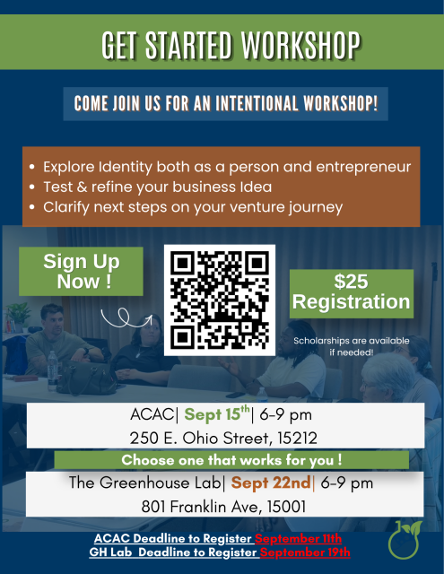 Get Started Workshop flyer